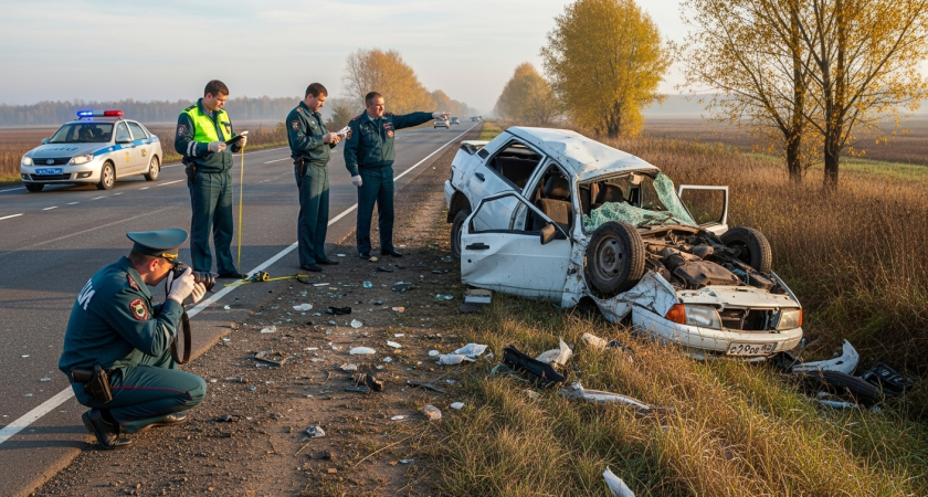 Утренний дрифт на ВАЗ-2112 закончился трагедией: 23-летний парень погиб на месте у хутора Ермилов