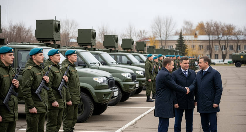 На 20 млн из резервного фонда: части ЮВО в Ростовской области передали УАЗы для обслуживания комплексов РЭБ