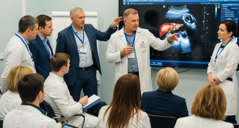 Более 800 операций на печени ежегодно: врачи Ростова освоили мастер-класс по диагностике цирроза