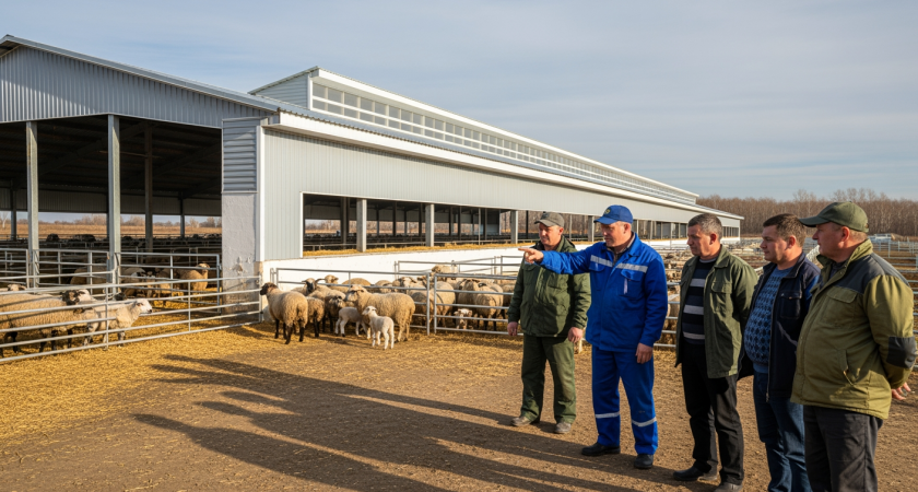 РЗК «Ресурс» запустила три овцекомплекса на 36 тысяч голов в год под Белой Калитвой