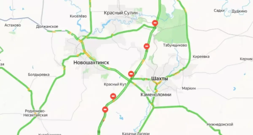 31 километр трассы М-4 «Дон» к аэропорту Платов закрыт на неопределенный срок