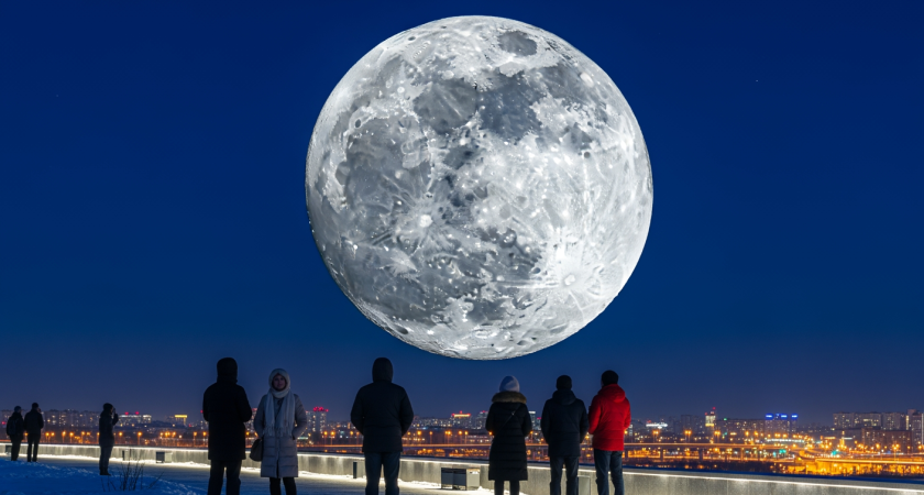 Бобровая луна озарила небо: последний шанс увидеть самое яркое суперлуние года