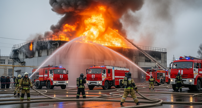 124 спасателя и 31 единица техники: донские огнеборцы за сутки потушили четыре техногенных пожара