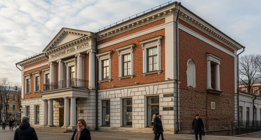 Здание XIX века с торговыми рядами на площади Старый Базар продают за 170 млн