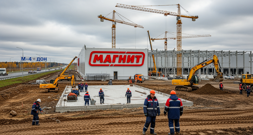 «Магнит» вложит 7 млрд в гигантский РЦ под Ростовом: 47 тысяч «квадратов» для 1200 магазинов