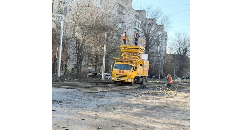 Пять трамвайных маршрутов парализованы в Таганроге: контактная сеть и рельсы разрушены атакой дронов
