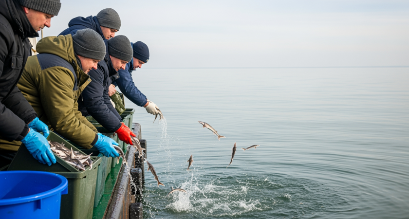 Осетры вернутся в Азовское море через 5-15 лет: выпущено 17 млн мальков рыб