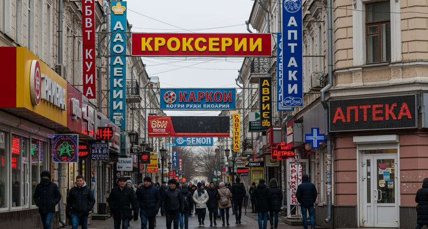 Ростов запретит мигающие табло и кричащие цвета: новый дизайн-код для вывесок