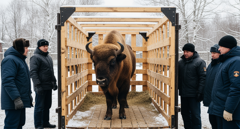 Зубр Мураш проехал 4000 км из Ростова на Алтай в «апартаментах на колесах»