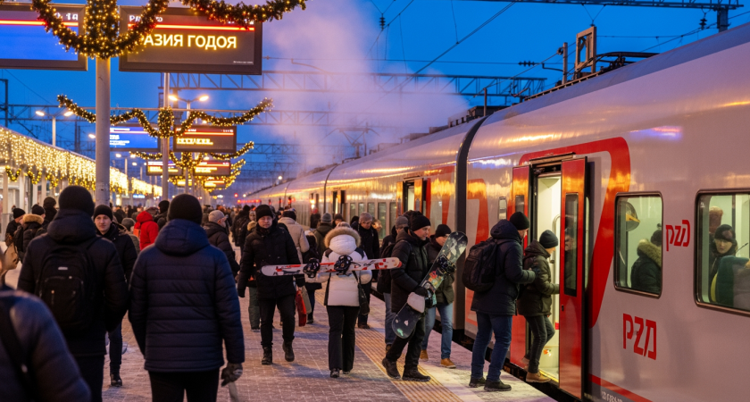 СКЖД запустит 16 пар поездов на новогодние праздники: 228 рейсов к морю и горам