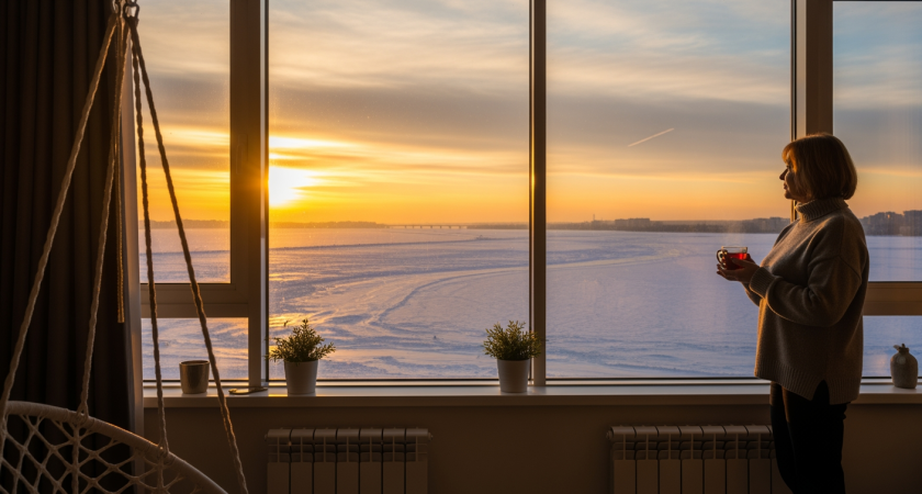 Приклеил один раз и забыл про холод: окна перестали дуть, а подоконник греет весь день — вот как пережить зиму без потерь