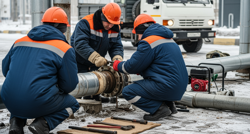 В Таганроге 10 домов и два детсада остались без тепла в мороз из-за аварии