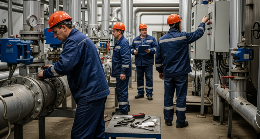 ТЭЦ-2 Ростова работает в круглосуточном режиме, чтобы вернуть тепло в дома