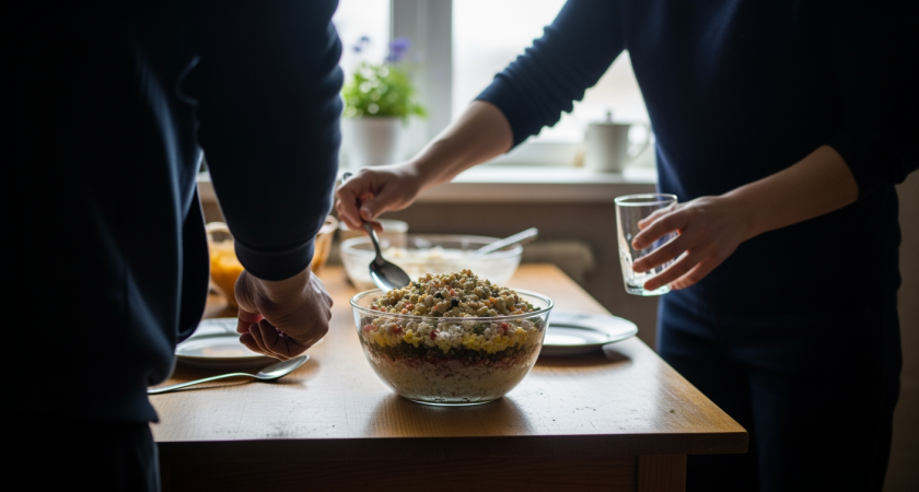 Волшебный салат "Зимнее великолепие" станет главным блюдом года: привлечет удачу и процветание в 2026