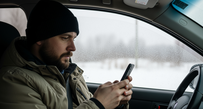 Почему телефон в машине зимой разряжает аккумулятор быстрее. Объясняем для водителей