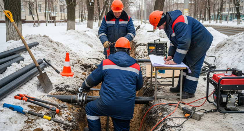 Ростов вновь без тепла: третья авария на теплотрассе за сезон