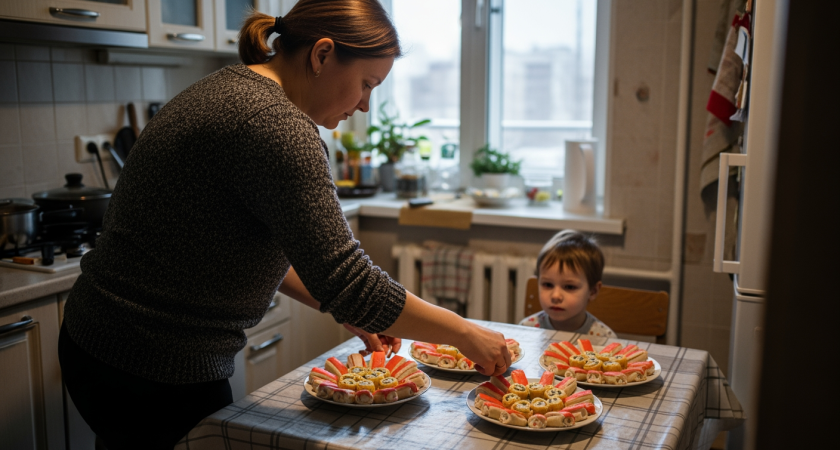 Праздничная закуска из крабовых палочек, которую я делаю каждый год — рецепт на 15 минут