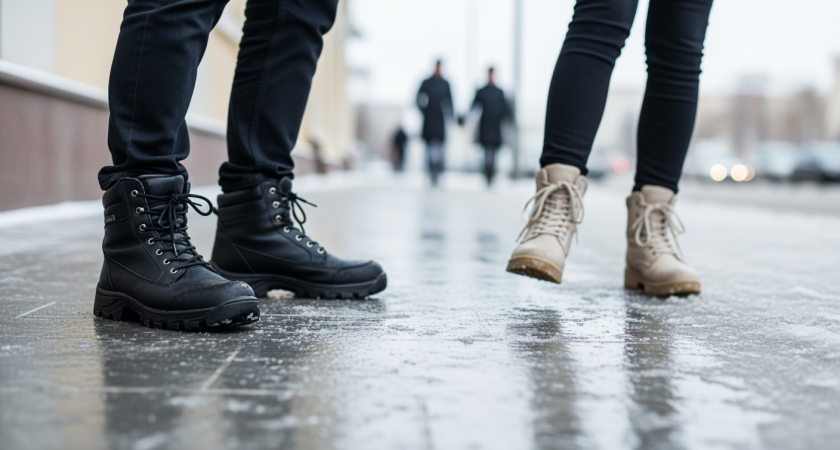 Гололёд больше не страшен: дедушкин трюк спасает обувь за несколько минут, жена в восторге