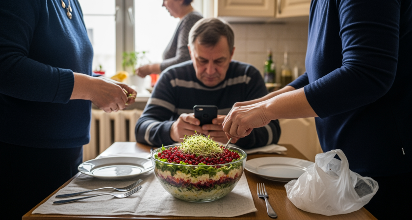 Забываю про селедку под шубой и готовлю «Аристократический пир». Двойное мясо, благородный вкус — это самое сытное блюдо года