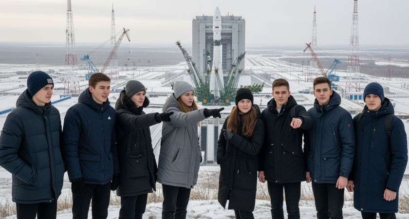 Ростовские школьники увидели запуск «Протона-М» на Байконуре