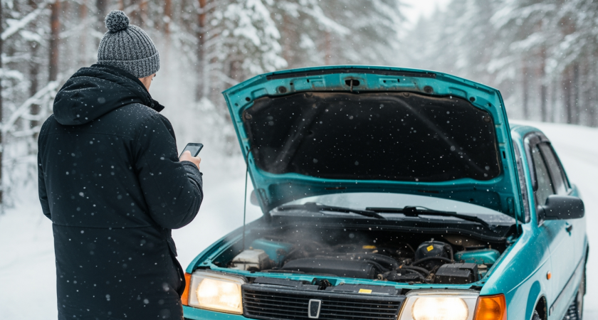 Фронтовой трюк для запуска авто с мёртвым аккумулятором - работает в поле, в лесу, в полной изоляции