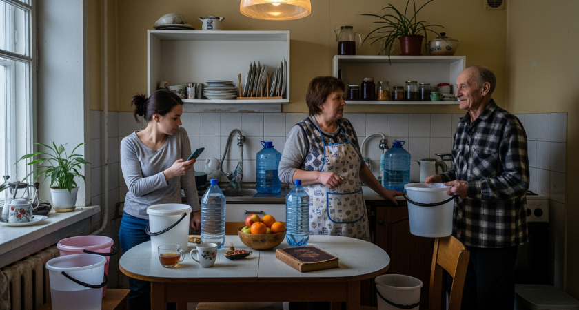 Порыв водовода оставил без воды четыре района: когда восстановят подачу