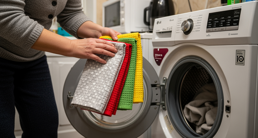 Секрет идеальной чистоты кухонных полотенец по-китайски: простые способы, которые работают