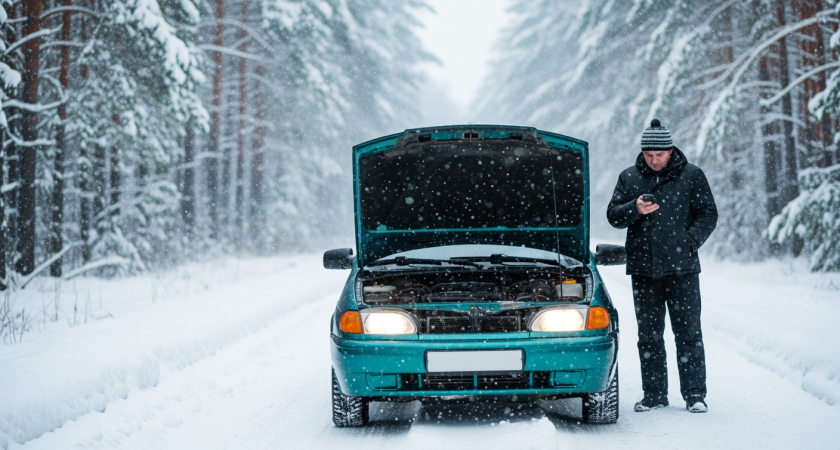 Военный лайфхак: как завести автомобиль с разряженной батареей в дали от цивилизации