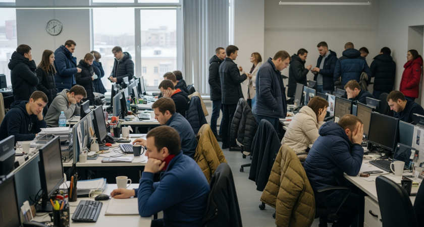 Офис без воды и тепла: 40 сотрудников «АЛЮМТЕК» второй день сидят дома из-за коммунальной аварии в Ростове