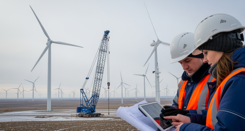 «Росатом» строит 7-ю ветроэлектростанцию на Дону с 80% российских деталей от «Атоммаша»