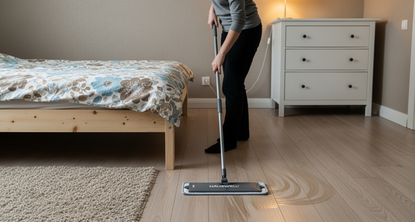 1 ложка на ведро воды – и полы можно не мыть неделями: поверхности сверкают, как зеркало