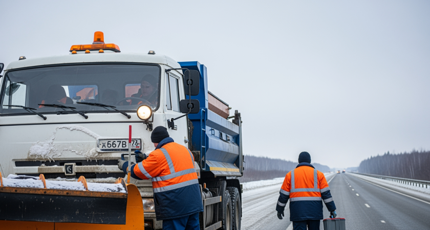 517 снегоуборочных машин выведут на борьбу со снежным фронтом, наступающим на Ростовскую область