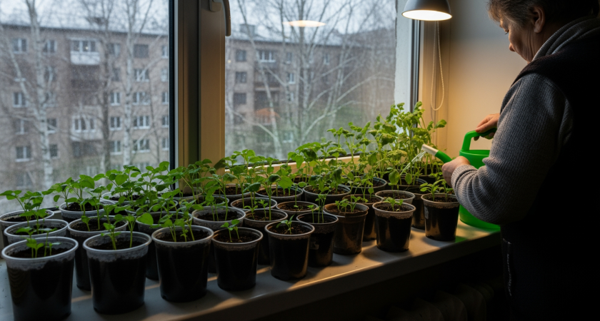 Секретный компонент для рассады: всего литр этого средства превращает слабые ростки в крепкие кусты с мощной корневой системой