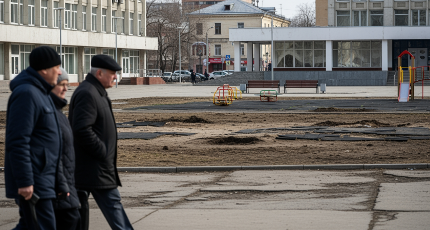 «Территорию детства» украли: в Ростове ночью исчезла новая игровая площадка стоимостью 3 млн рублей