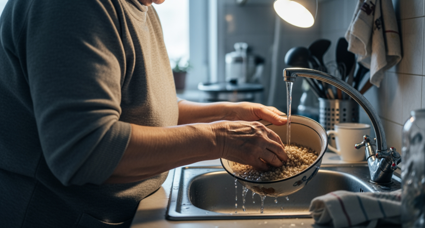 Забытый трюк советских поваров из книги 1955 года позволяет сварить идеальную перловку вдвое быстрее обычного