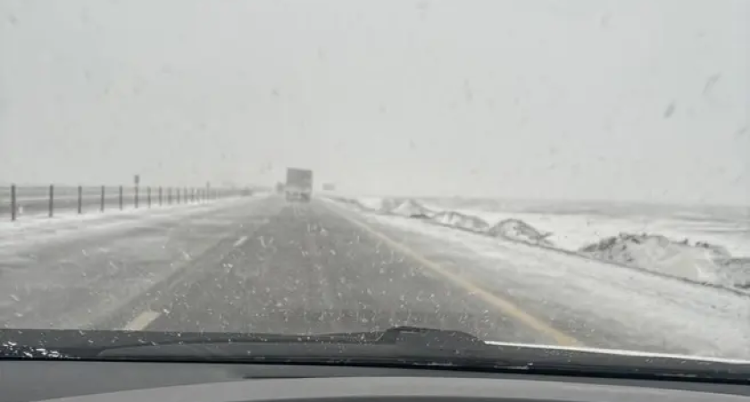 «Повторение кошмара 2023 года»: Десятки фур застряли на обледеневших подъемах М-4 «Дон» из-за метели