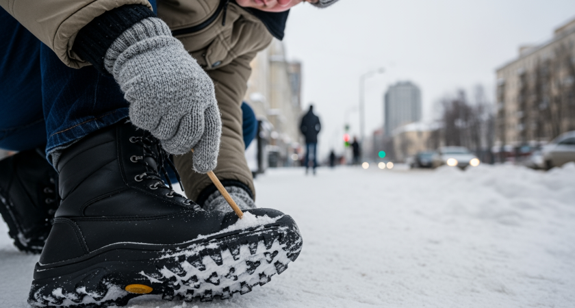 Дедовский способ с обычной ваткой превращает скользкую обувь в надежную опору даже на зимнем льду на весь сезон