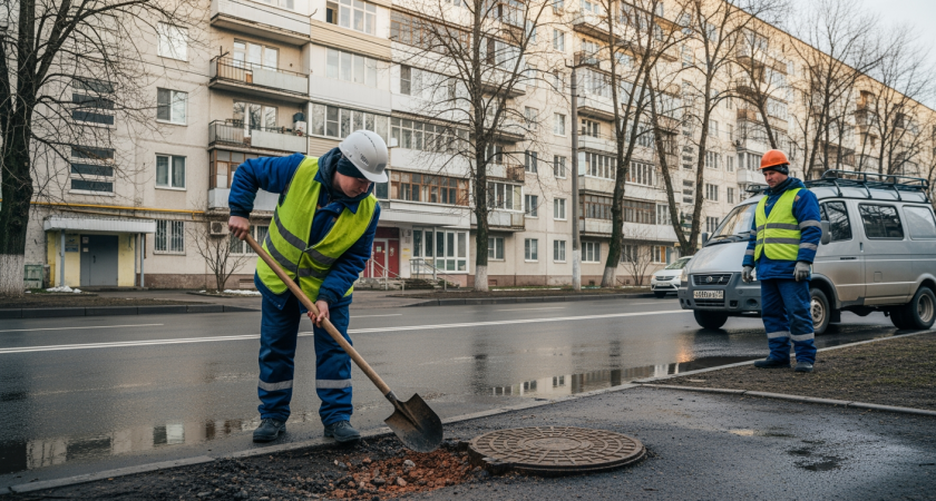 14 домов в Советском районе Ростова вернули тепло после срочного ремонта теплотрассы на пр. Стачки