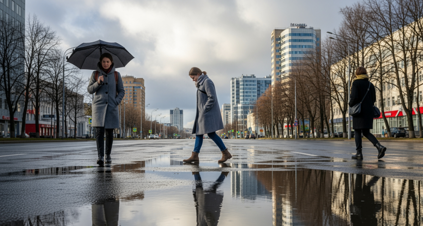 Погодный контраст: пока юг России тонет в ливнях, северяне кутаются от аномальных холодов