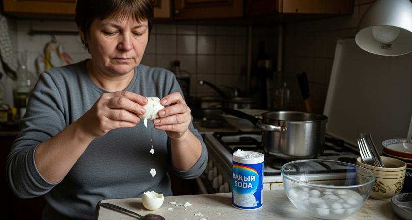 Забытый трюк наших бабушек с щепоткой соли заставит яичную скорлупу отделяться как по волшебству
