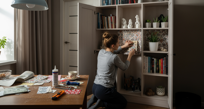 Соседка выбросила рулон обоев, а я сделала из него стильный декор который все принимают за дизайнерский