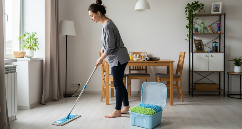 Забудьте про ведро и швабру: простой трюк для идеально чистых полов без нагрузки на спину
