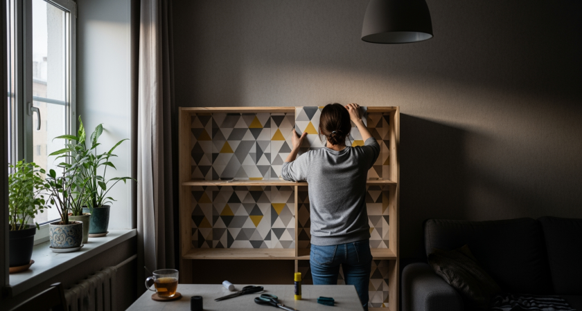 Из обрезков обоев делаю стильный декор так просто, что друзья теперь несут мне все свои остатки