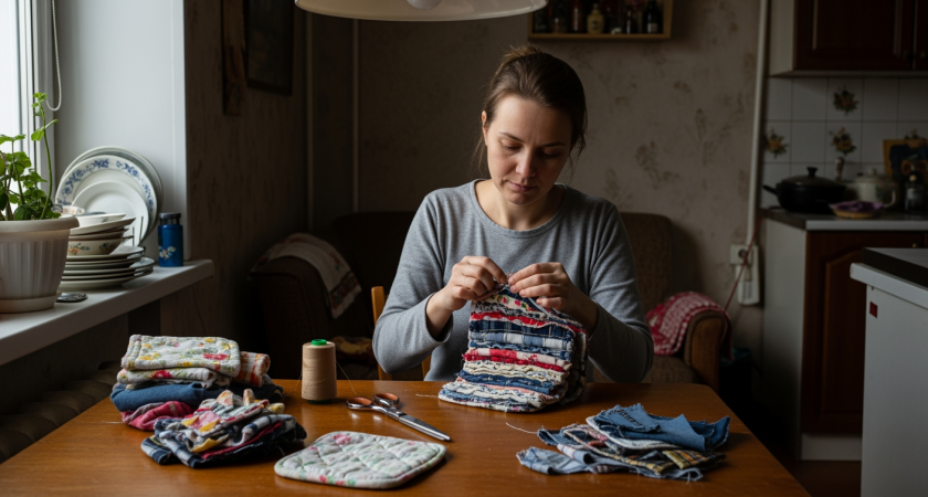 Старые лоскуты превращаются в полезные вещи: проверенные лайфхаки для экономных хозяек