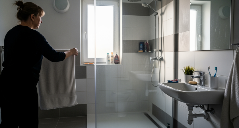 Забудьте про шторки в ванной: европейцы уже 10 лет делают вот так, и это намного практичнее