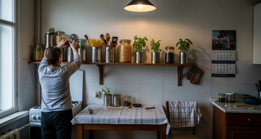 Пустые банки от кофе превратились в мои главные помощники по дому и сэкономили кучу денег