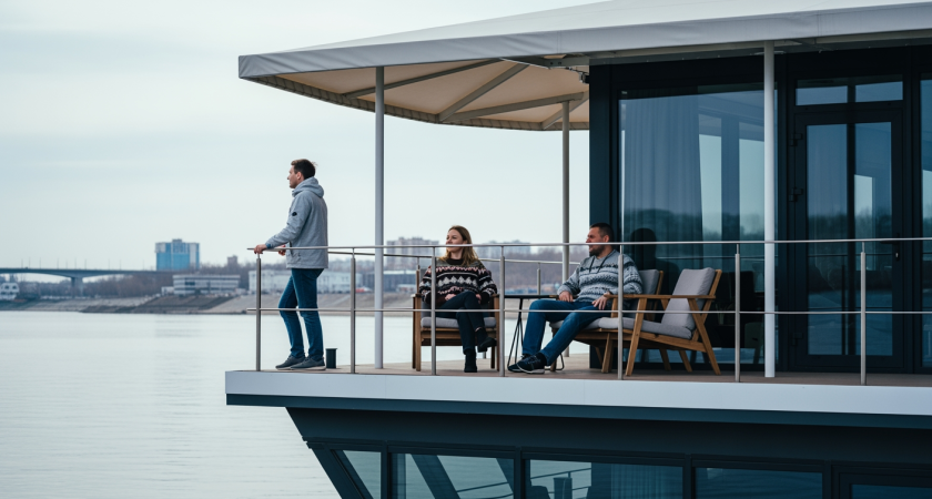 В Ростове продают двухэтажный дом с сауной и рулевым постом