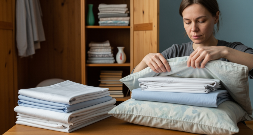 Изношенные простыни и пододеяльники получают вторую жизнь благодаря этим хитростям
