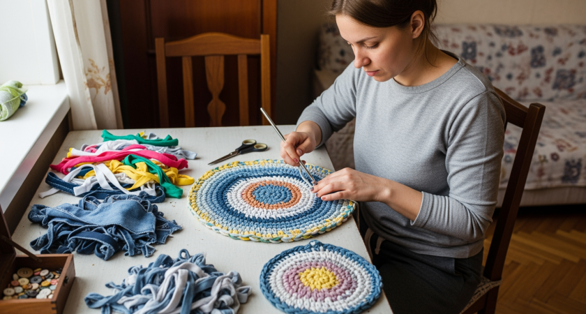 Из ненужных лоскутков делаю украшения для дома которые все принимают за дорогой дизайн