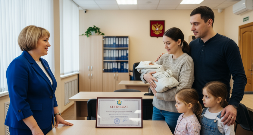 Мама месячной Дианы получила юбилейный 450-тысячный маткапитал на Дону